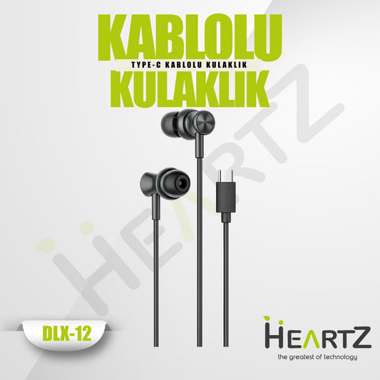 Kablolu kulaklık type-c dlx12